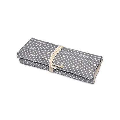 Teamoy Knitting Needle Crochet Hook Case Organizer Holder(up to 14"), Gray - color: Gray, size: 14 inches