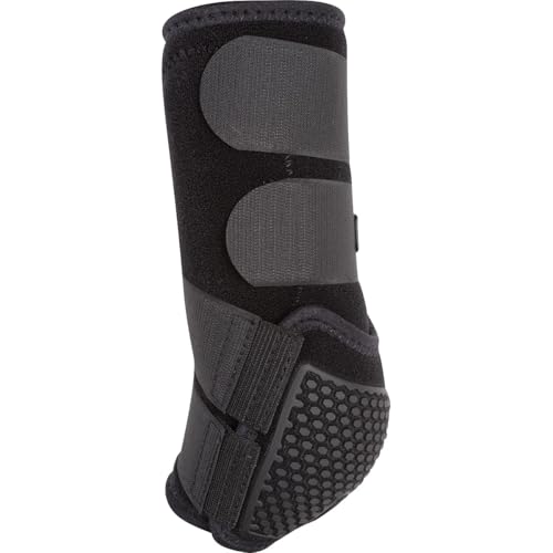 Classic Equine Flexion by Legacy2 Support Boots, Front (Black, Large) - color: Black, size: Large
