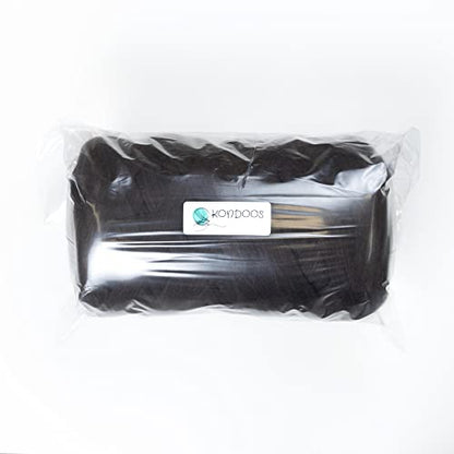 Natural Wool Bulky Chunky Yarn roving, 8 lb. Best fot Hand Made Spinning, arm Knitting, Felting,Giant Blankets, Tapestry, Bedding un-Dyed. (Dark Brown Chocolate, 8 lb) - color: Dark Chocolate, size: 8 lb