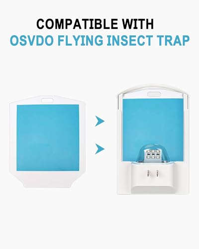 Shootingstar 24 Pack Flying Insect Trap Refills for OSVDO Blue UV Light
