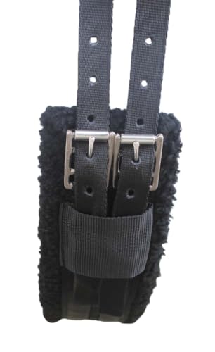 CHALLENGER Horse English Quilted Fleece Padded Trail Bareback Pad 72F48 - color: Yellow Black