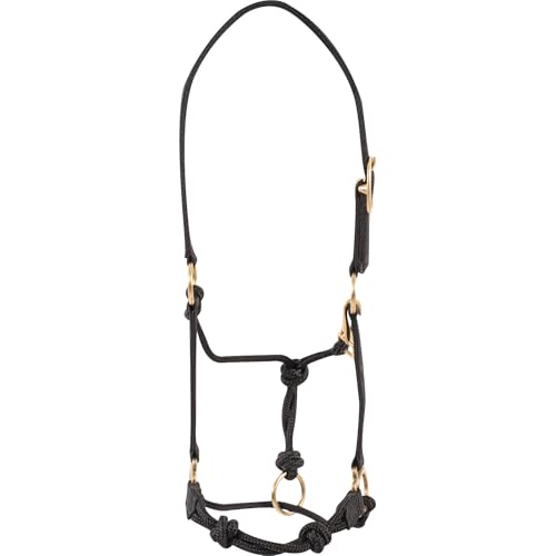 Cashel Nylon Rope Halter, Black