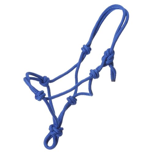 Tough1 Miniature Poly Rope Halter - color: Royal Blue, size: Large