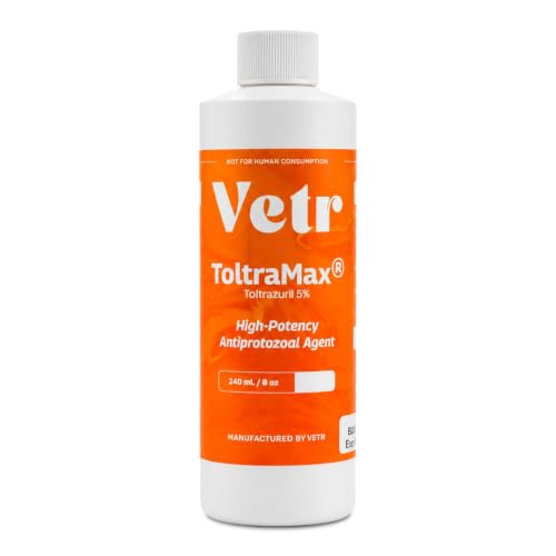 Toltrazuril 5.0% for Horses, Dogs, Cats, 240mL/8.1 Ounce, for Non-Food Chain Animals - size: 5.0% Strength | 240mL/8.1 Ounces