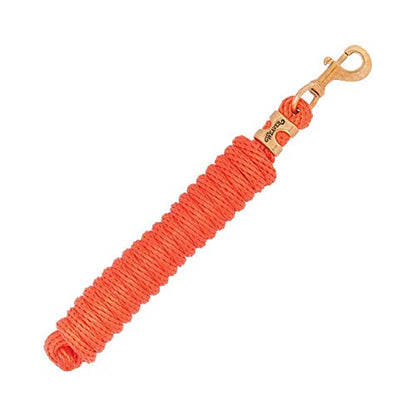 Weaver Leather Poly Lead Rope, Orange, 5/8" x 10'