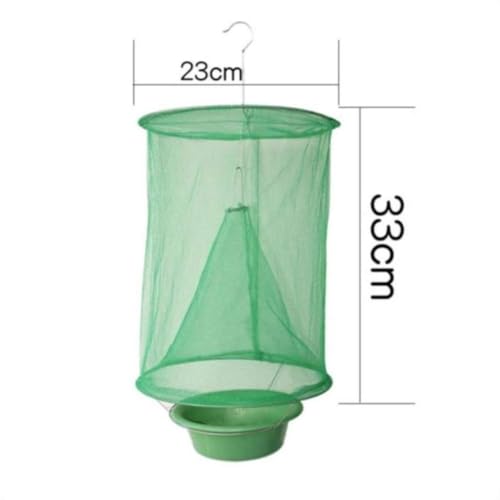 FEBSNOW Ranch Green Cage for Indoor or Outdoor Family Farms Park Restaurant | 4 Pack Mesh Cages, Easy Hanging Installation, Ranch Horse Farms Yards, Long Lasting Use