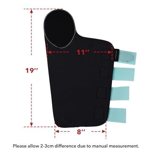 Harrison Howard Adjustable Touch Fasteners Quality Neoprene Versatile Horse Tail Guard Equine Tail Wrap - color: Mint