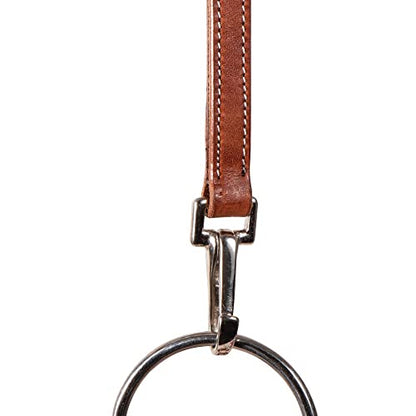 Schneiders Browband Training Bridle with Quick Change Snaps | Ideal for Everyday Riding | Supple Leather | Easy Bit Changes with Chrome Plated Snaps | Adjustable Fit for Most Horses | Size Full Horse