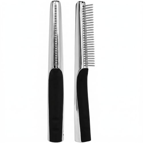 Resco Pet Products Rotating Tooth Comb - Professional Detangling & Dematting Grooming Comb for Dogs and Cats, Prevents Hair Pulling - color: Rotating Pin Comb