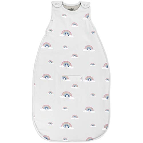 Woolino 4 Season Toddler Sleeping Bag, Merino Wool and Organic Cotton Toddler Sleep Sack, 2-4 Years, Rainbow - color: Rainbow