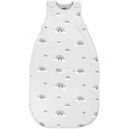 Woolino 4 Season Toddler Sleeping Bag, Merino Wool and Organic Cotton Toddler Sleep Sack, 2-4 Years, Rainbow - color: Rainbow