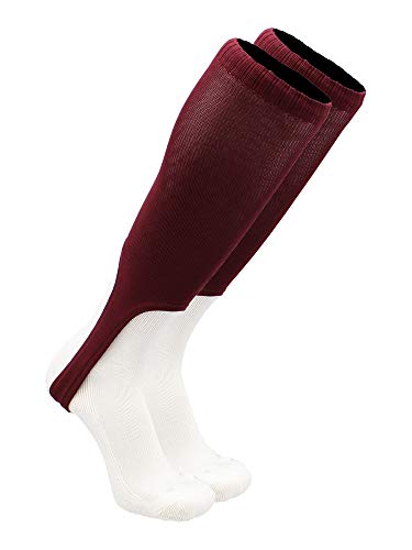 TCK 9 Inch Solid Baseball Stirrups - Adult and Youth - color: Maroon, size: Medium