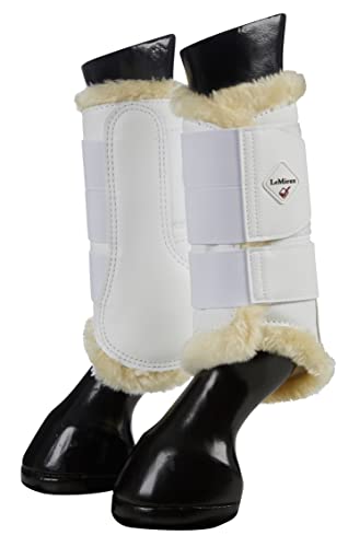 LeMieux Carbon Mesh Wrap Support Horse Boots - Protective Gear and Training Equipment - Equine Boots, Wraps & Accessories - color: White