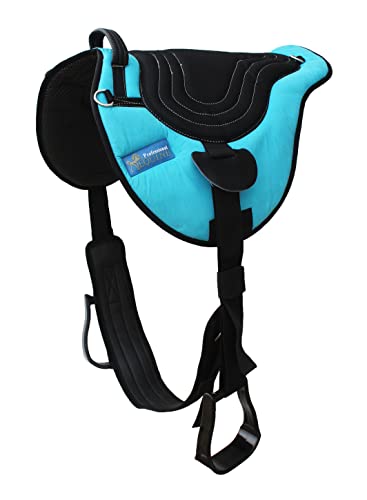 Anti-Slip Western Neoprene Bareback Saddle Pad with Cinch for Horse by Challenger
