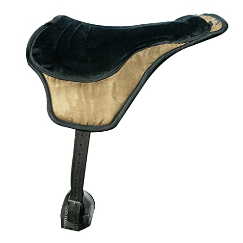Intrepid International Comfort Plus Western Bareback Saddle, Anti-Slip Horse Saddle Pad, Bareback Pad w/Girth, Trail & Leisurely Riding, Horse Saddle Pads - color: Brown