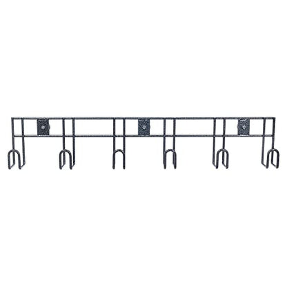 EASY-UP Pro Magnetic 6 Hook Tack Rack | Stable and Trailer Essential | High-Strength Magnets | Easy Horse Tack Organization