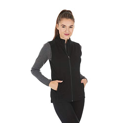 100% Merino Wool Vest - Women's Expedition Heavyweight Vest - color: Black, size: Medium