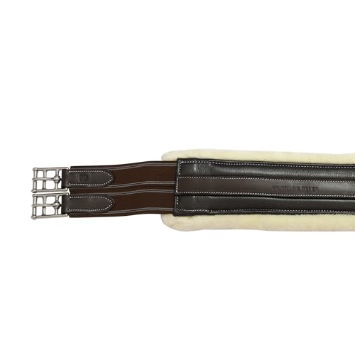 Henri de Rivel Pro Dressage Snap Girth - color: Havana, size: 52