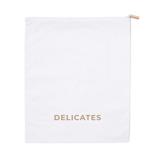 Delicates, Cashmere Wool Sweater Storage Bag Pouch Set with integrated Cedar Wood (Delicates) - style: Delicates