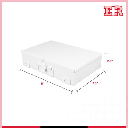 Ever Ready First Aid Metal Case, No.25 – 11” x 7.5” x 2.5” - size: 11" x 7.5"