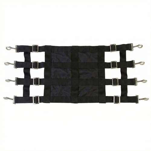 Southwestern Equine Premium Nylon Stall Guard for Horses (Black-Closed) - color: Black-Closed