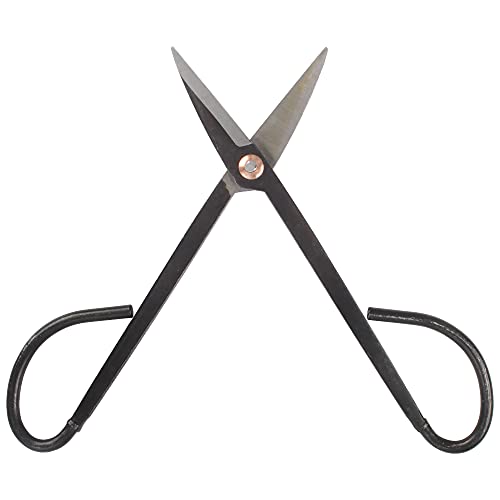 BambooMN 7.2" Black Bonsai Trimming Shear - 1 Piece - color: 7.2" Trimming Shear, size: 1