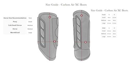 LeMieux Cross Country Front Horse Boots - Protective Gear and Training Equipment - Equine Boots, Wraps & Accessories