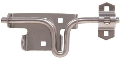 Hillman 851840 Slide Action Gate Latch - Stainless Steel 1-Pack