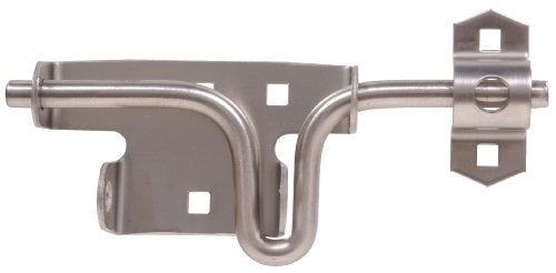 Hillman 851840 Slide Action Gate Latch - Stainless Steel 1-Pack