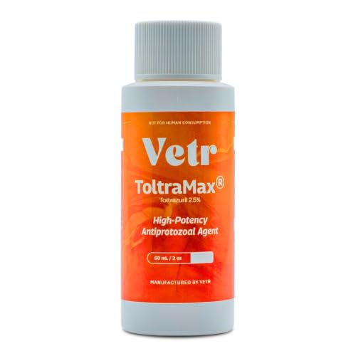 Toltrazuril 2.5% for Horses, Dogs, Cats, 60mL/2 Ounce, for Non-Food Chain Animals - size: 2.5% Strength | 60mL/2 Ounces