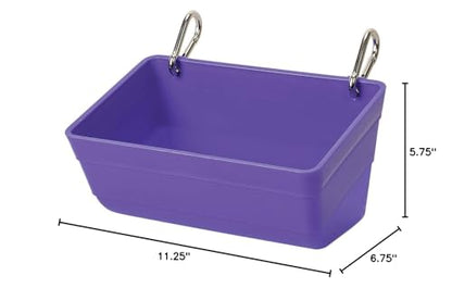 WEAVER Small Animal Feeder 3 Qt - color: Purple