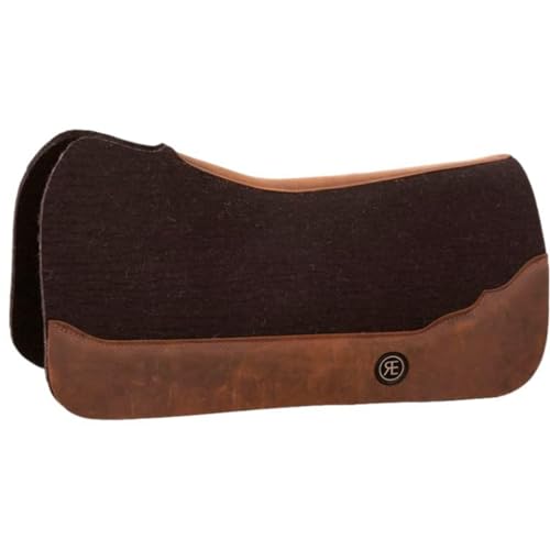 Reinsman Open Wither Apex Saddle Pad | Durable All-Purpose Pressed Wool Felt Shock-Absorbing Moisture-Wicking Western Horse Saddle Pad | Ranch Riding, Horse Training & Equestrian Sport