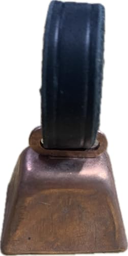 Dog Collar Cow Bell - color: Copper, size: 2) Small (1" H x 1 3/8" W)