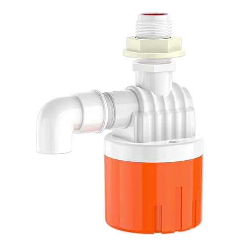 Float Ball Valve for Water Tank, Automatic Water Trough Water Level Control Float Valve Aqua Pulse Trough for Pool,Pond,Livestock (1pcs 1/2" top inner) - size: 1/2" top inner