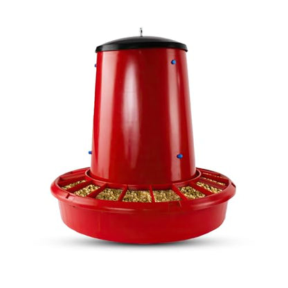Stromberg's 50 lb Capacity Hanging Feed Saver Feeder | Large Capacity Durable Feeder with Feed Saver Grill.