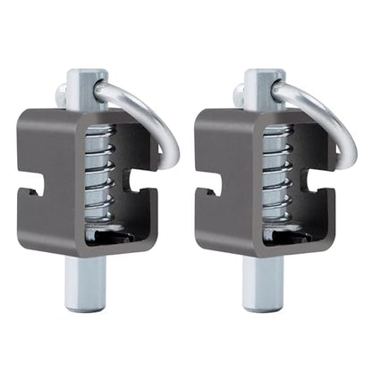 Spring Latch Lock, Weld-On Spring Latch Assembly, Trailer Gate Latch (Pack of 2)