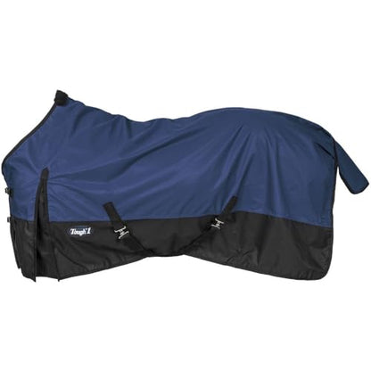 Tough 1 600 Denier Waterproof Horse Sheet - color: Navy Blue, size: 81"