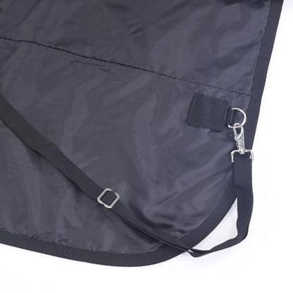 1200D Horse Blanket, 0g No-Fill Waterproof Turnout Rain Sheet - color: Blue Black, size: 84"