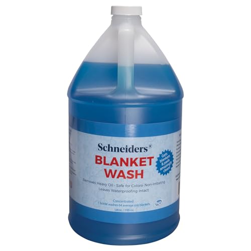 Schneiders Horse Blanket Wash | Transformative Equine Care | Wash in Waterproofing | Horse Blanket Wash Revives & Protects | Eco-Friendly Formula | Size 128 oz (Gallon) - size: 128 oz (Gallon)