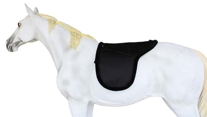 CHALLENGER Australian Horse Wool Felt Premium Shaped Trail Rider Comfort Pad Black 109SP565 - color: Black