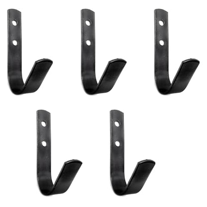 Will's Family Store Steel Horse Stable Bridle Hangers Tack Room Hooks Black 5 Pack
