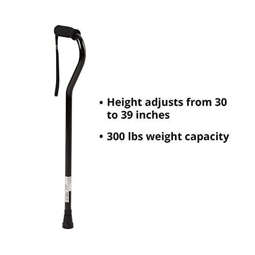 McKesson Cane, Black, 30 in, 39 in, 1 ct