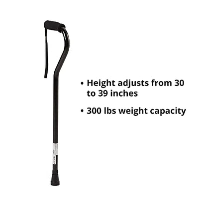 McKesson Cane, Black, 30 in, 39 in, 1 ct
