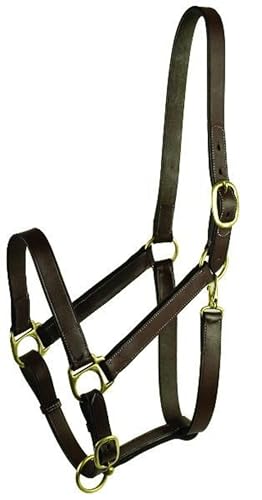 282987 Stable Halter with Snap Havanna Brown, Horse