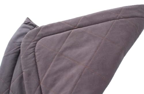 Horse Saddle Pad English Quilted Contoured All-Purpose Trail 72TS01 - color: Brown