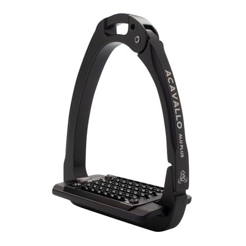 Acavallo Arena Aluplus 2.0 Stirrups - color: Total Black