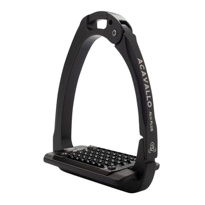 Acavallo Arena Aluplus 2.0 Stirrups - color: Total Black