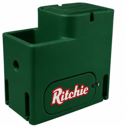 Ritchie Watermatic 100 (Green) Automatic Cattle Horse Waterer, 2.8 Gallon Capacity, 1-Sided Fully Insulated Water Fountain for Horses, Cattle, Sheep & Goats - color: Green