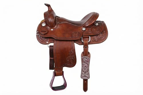 Horse Western 5" Wide Barrel Racer Engraved Aluminum Show Stirrups 51177v - color: Pink, size: 5" Width, 5" Height