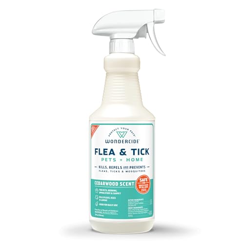 Wondercide - Flea, Tick & Mosquito Spray for Pets & Home - Cedarwood 32 oz - color: Cedarwood, size: 32 OZ